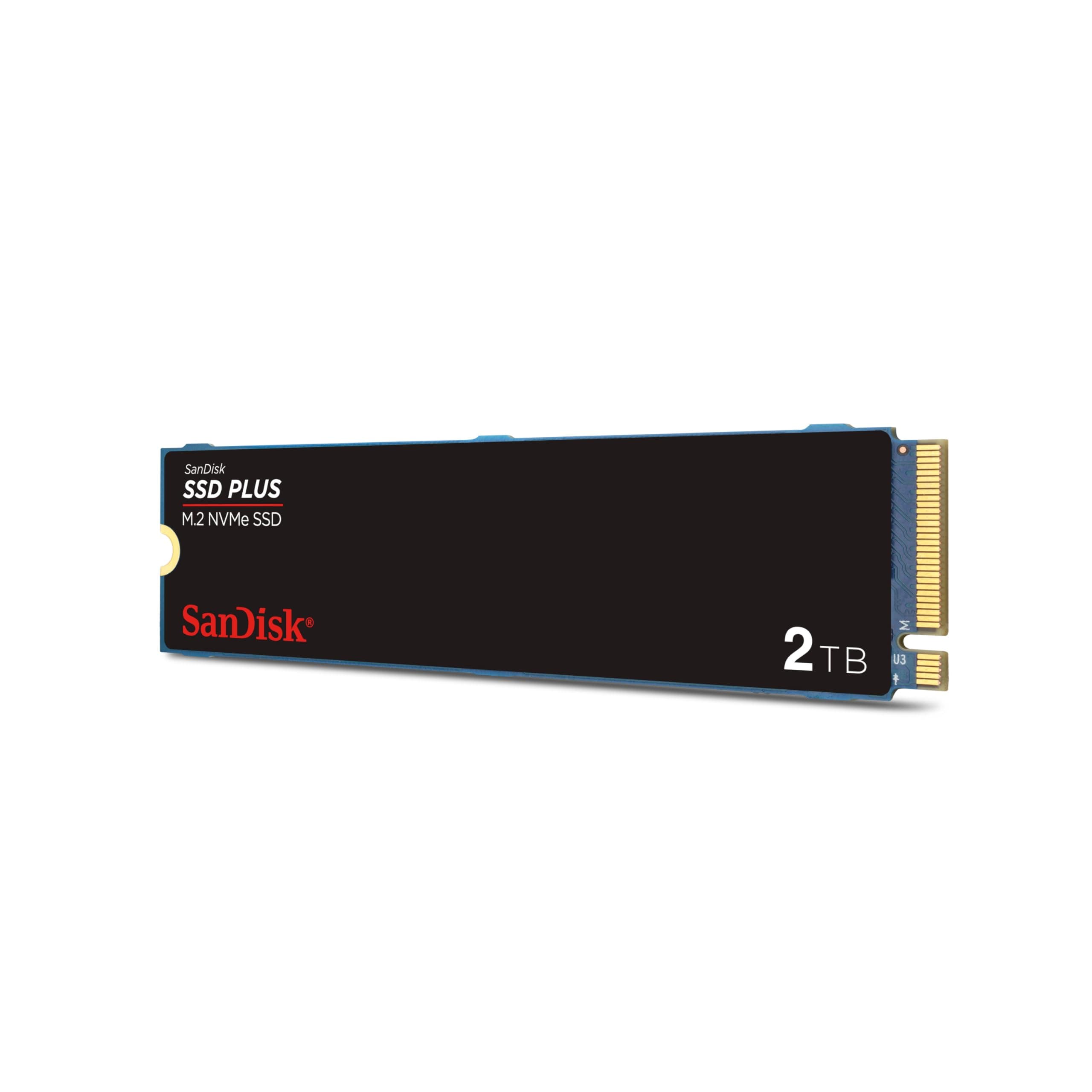 SanDisk SSD PLUS M.2 NVMe SSD 2 TB (M.2 2280, PCIe Gen 3.0, einfache Installation, Western Digital Dashboard, 3 Jahre Garantie) SSD Plus 2 TB NVMe SSD Bild 7