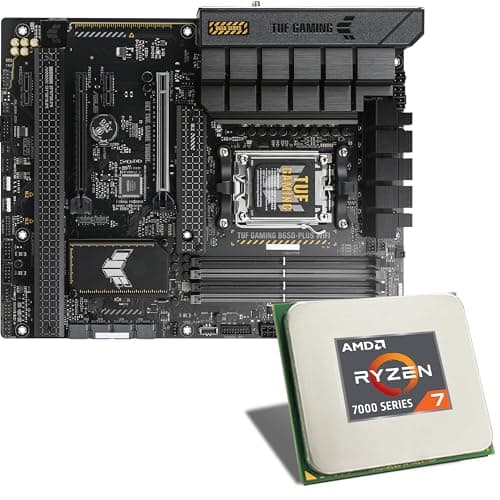 Mainboard Bundle | AMD Ryzen 7 7700, 8X 3800 MHz, ASUS TUF Gaming B650-PLUS WiFi, 3X M.2 Port, PCIe 4.0 x16, USB 3.2 Gen2 | Tuning Kit | CSL PC Aufrüstkit No RAM AMD Ryzen 7 7700 Bild 2