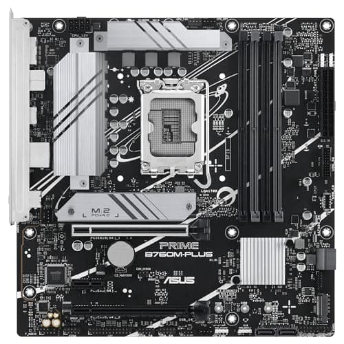 ASUS Prime B760M-PLUS Gaming Mainboard Sockel Intel LGA 1700 (mATX, PCIe 4.0, DDR5, 2X M.2, SATA 6Gbit/s, DisplayPort, HDMI, Aura Sync) Bild 4