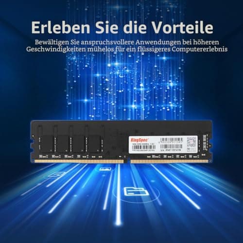 KingSpec 32 GB Kit (2 x 16 GB) DDR4 RAM 3200 MHz, 1,35 V 288-PIN DIMM CL18 Desktop-Speichermodul 32GB (2x16GB) 3200 MHz Bild 8