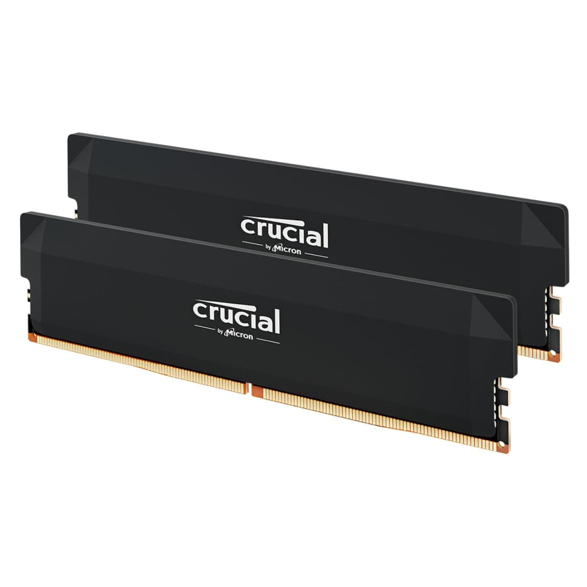 Crucial Pro DDR5 RAM 64GB Kit (2x32GB) 6000MHz CL40, Overclocking Gaming, Intel XMP 3.0 / AMD Expo, PC Computer Arbeitsspeicher, Schwarz - CP2K32G60C40U5B 6000MHz 64GB (2x32GB)