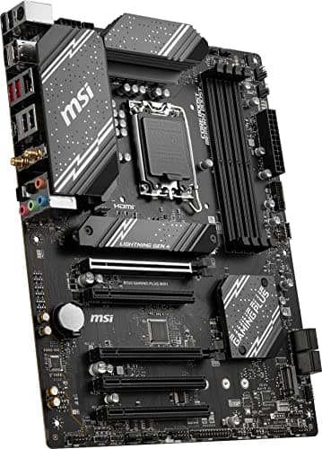 MSI B760 Gaming Plus WiFi Gaming Motherboard (unterstützt Intel Prozessoren der 12. / 13. Generation, LGA 1700, DDR5, PCIe 4.0, M.2, 2,5 Gbit/s LAN, USB 3.2 Gen2, Wi-Fi 6E, ATX) Bild 8