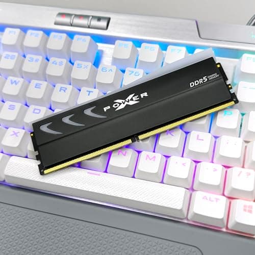 Silicon Power DDR5 16GB Storm RGB 6000MT/s (PC5-48000) 288-pin CL36 1.35V UDIMM Desktop Memory Module RAM SP016GXLWU60FFSK Grau Bild 6