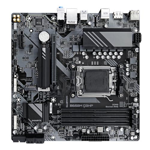 GIGABYTE B650M D3HP Mainboard - AMD Ryzen 9000er-Serie, 5+2+2 Phasen VRM, bis zu 7600 MHz DDR5 (OC), 2xPCIe 4.0 M.2, 2,5 GbE LAN, USB 3.2 Gen 1 Bild 8