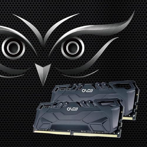 OLOy DDR4 RAM 16GB (2x8GB) Black Owl 3200MHz CL16 1.35V 288pin Desktop Gaming UDIMM (MD4U0832161BJ0DA) Bild 8