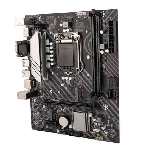 Z490 Gaming-Motherboard, 1000 Mbit/s LAN-Gaming-Motherboard – Dualer DDR4-Speicher, M.2-Steckplatz, LGA 1200-Sockel, Unterstützt Kerne der 10. und 11. Generation