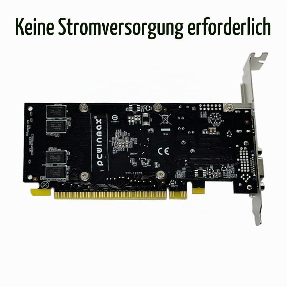 Geforce GT 610 Grafikkarte, 2GB DDR3 64-bit, VGA HDMI, Low Profile grafikkarte, PCI Express x16, DirectX 11 Bild 5