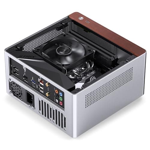 Jonsbo N10 PC-Gehäuse Silber – Mini-Tower für Mini-ITX, mit 2 Lüftern, bis 4X 2,5-Zoll-SSDs, kompaktes Case für HTPC, NAS & Office-Systeme Bild 8