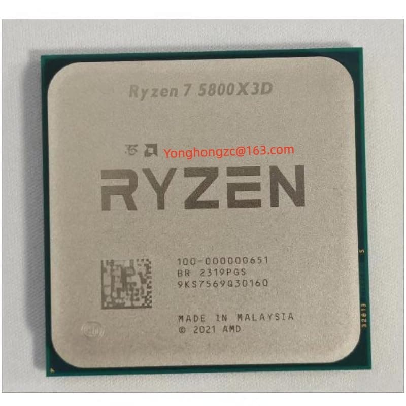 1 x Ryzen 7 5800X3D R7 5800X3D