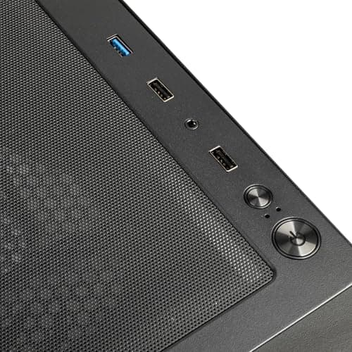 Kolink Observatory HF Mesh PC-Gehäuse, Sechs ARGB-Lüfter, 330 mm GPU-Freiheit, ATX-Motherboard, Gitterfrontplatte, Stahl, Mid-Tower, Schwarz Bild 6