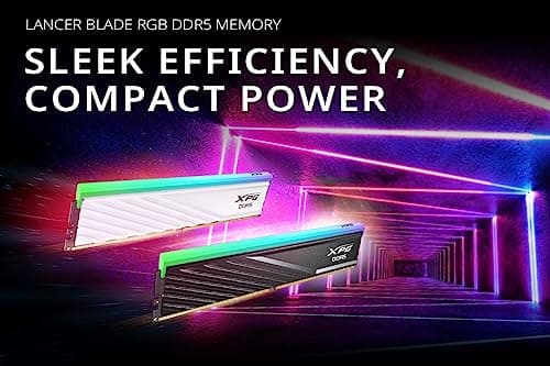 Kit+Barrettes+m%C3%A9moire+32Go+%282x16Go%29+DIMM+DDR5+Adata+XPG+Lancer+Blade+RGB+PC5-48000+%286000+MHz%29+%28Blanc%29 Bild 7