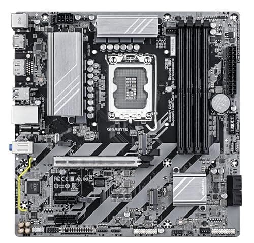 GIGABYTE B860M D3HP Mainboard - Intel Core Ultra CPUs, 4+1+2+1 Phasen VRM, bis zu 9066MHz DDR5, 2xPCIe 4.0 M.2, GbE LAN, USB 3.2 Gen 1 Bild 4