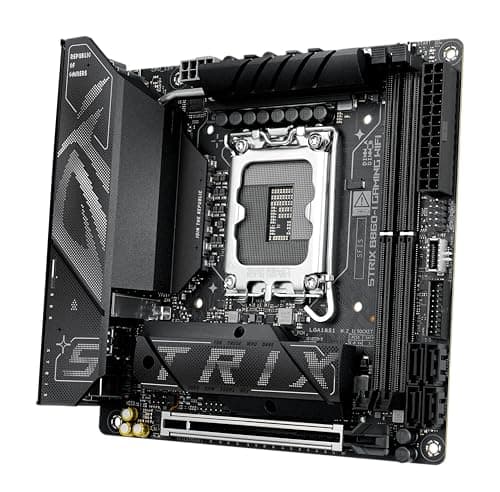 ASUS ROG Strix B860-I Gaming WiFi Mainboard Sockel Intel LGA 1851 (Intel B860, mini-ITX, DDR5 Speicher, PCIe 5.0, WiFi 7, Thunderbolt 4, Aura Sync) Bild 4