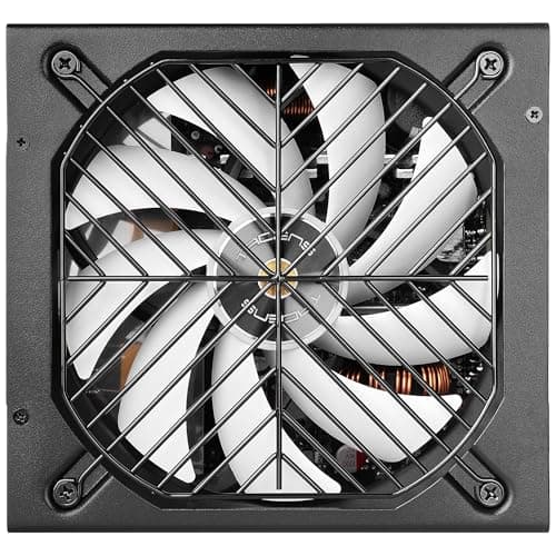 Tacens Valeo V 800M, ATX 3.1 Netzteil 800W, 10 Jahre Garantie, 80Plus Silver, AI2-RPM FDB 140mm Lüfter, Japanische Kondensatoren 105°C, Modulares Kabelmanagement, PCIe 5.1 und 12V 2x6, schwarz 1VV800M Bild 8