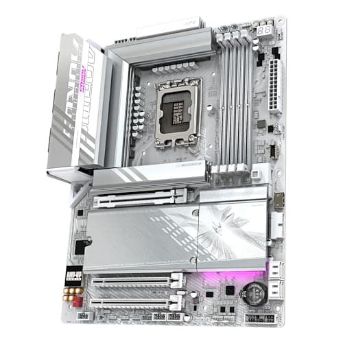 GIGABYTE Z890 AORUS Elite WIFI7 Ice Motherboard - Unterstützt Intel Core Ultra (Serie 2) CPUs, 16+1+2 Phasen VRM, bis zu 8800MHz DDR5 (OC), 1xPCIe 5.0 + 3xPCIe 4.0, Wi-Fi 7, 2.5GbE LAN Bild 8