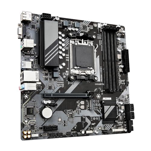 GIGABYTE A620M DS3H Motherboard - Unterstützt AMD Ryzen 8000 CPUs, 5+2+2 Phasen Digital VRM, bis zu 7600MHz DDR5 (OC), 1xPCIe 4.0 M.2, GbE LAN, USB 3.2 Gen 1 Bild 6