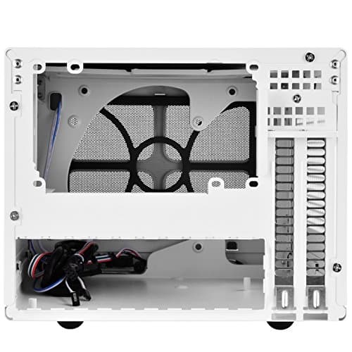SilverStone SST-SG13WB - Sugo Mini-ITX kompaktes Cube Gehäuse, Mesh-Frontblende, schwarz-weiss Bild 6