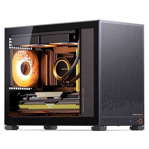 Jonsbo D32 STD PC-Gehäuse Schwarz | Mini Case für Micro-ATX mit Tempered Glass, Back-Connect-kompatibel, starker Airflow, kompakt & stylish für Gaming Builds Bild 6