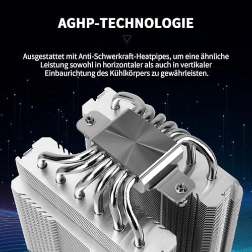 Thermalright Peerless Assassin 120 ARGB Schwarz V3 CPU Luftkühler,6 Heatpipes CPU-Kühler, Dual CPU-Lüfter,Schwarze obere Abdeckung,für AM4/AM5,Intel lga1851/1700/115X/1200, PC-Kühlkörper Kühler PA120 ARGB Black V3 Bild 4