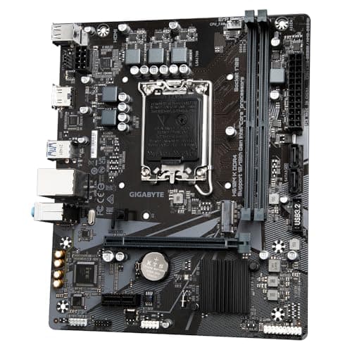 GIGABYTE H610M K DDR4 Mainboard - Unterstützt Intel Core Prozessoren 14th Gen CPUs, 3+1+1 Phases Hybrid Power Design, up to 3200MHz DDR4, 1xPCIe 3.0 M.2, GbE LAN, USB 3.2 Gen 1 Bild 8