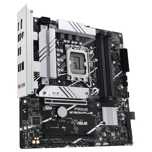 ASUS Prime B760M-PLUS Gaming Mainboard Sockel Intel LGA 1700 (mATX, PCIe 4.0, DDR5, 2X M.2, SATA 6Gbit/s, DisplayPort, HDMI, Aura Sync) Bild 6