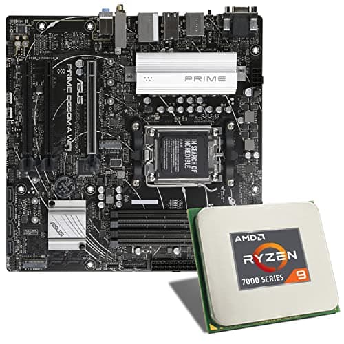 Mainboard Bundle | AMD Ryzen 9 7900 12x3700 MHz, ASUS Prime B650M-A WiFi, 2X M.2 Port, 4X SATA 6Gb/s, USB 3.2 Gen2 | Tuning Kit | CSL PC Aufrüstkit ohne Arbeitsspeicher AMD Ryzen 9 7900X / ASUS PRIME B650M-A WiFi Bild 2