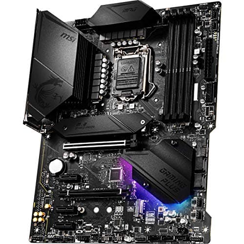 MSI MPG Z490 Gaming Plus Motherboard (ATX, Intel Core, LGA 1200 Socket, DDR4, CF, Dual M.2 Slots, USB 3.2 Gen 2, 2.5G LAN, DP/HDMI, Mystic Light RGB) Bild 6