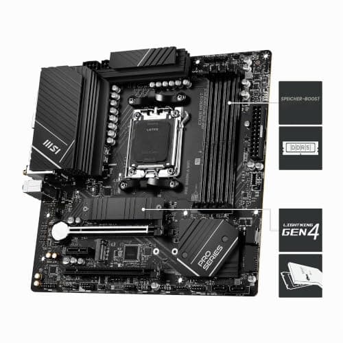 AMD Ryzen 5-7600X Processor + MSI PRO B650M-A WiFi Motherboard Micro-ATX Bild 7