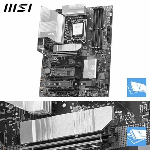 MSI PRO B860-P Mainboard, ATX - Unterstützt Intel Core Ultra Prozessoren (Series 2), LGA 1851-12 DRPS, DDR5 Memory Boost (8600+ MT/s OC), PCIe 5.0 x16 & 4.0 x16, M.2 Gen5, 5G LAN Bild 6
