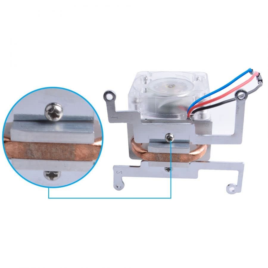 GeeekPi ICE Tower CPU Lüfter ICE Tower Lüfter für Raspberry Pi 4 Modell B & Raspberry Pi 3B + & Raspberry Pi 3 Modell B(Klar) Bild 7