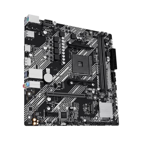 ASUS Prime A520M-K ARGB AMD A520 mATX-Mainboard (DDR4, M.2-Steckplatz, Realtek 1-Gb-Ethernet, DisplayPort, HDMI, USB 5 Gbit/s Typ A & USB 5 Gbit/s Typ C, SATA 6 Gbit/s, Aura Sync) Bild 4