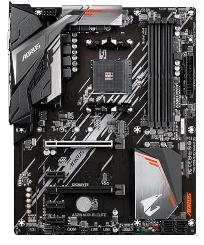 GIGABYTE A520 AORUS Elite Motherboard - Unterstützt AMD Ryzen 5000 Serie AM4 CPUs, 5+3 Phasen Pure Digital VRM, bis zu 4733MHz DDR4 (OC), PCIe 3.0 x4 M.2, GbE LAN, USB 3.2 Gen2 Bild 8
