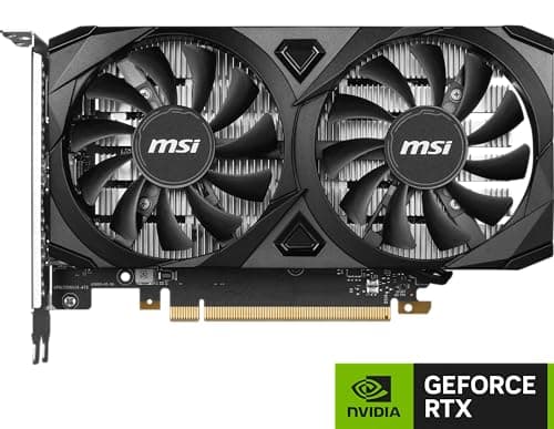 VNUUUXO MSI Gaming RTX 3050 Ventus 2X 6G OC Grafikkarte (NVIDIA RTX 3050, 96-Bit, Boost Clock:1492MHz, 6GB GDDR6 14Gbps, HDMI/DP, Ampere Architecture) Bild 4
