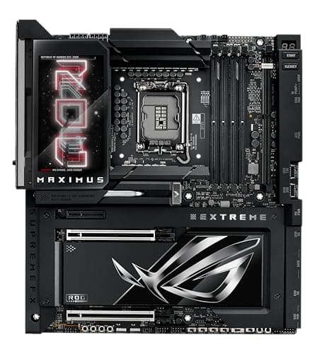 ASUS ROG Maximus Z890 Extreme Gaming Mainboard Sockel Intel LGA 1851 (E-ATX, Advanced AI, DDR5, NitroPath DRAM, WiFi 7, 3X PCIe 5.0 M.2, 1x PCIE 4.0 M.2, 2X Thunderbolt 5, DIMM Flex) Bild 6