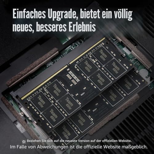 Memoria SODIMM DDR4 3200 32GB C22 Team Elite 32GB Classic multicolour Bild 8