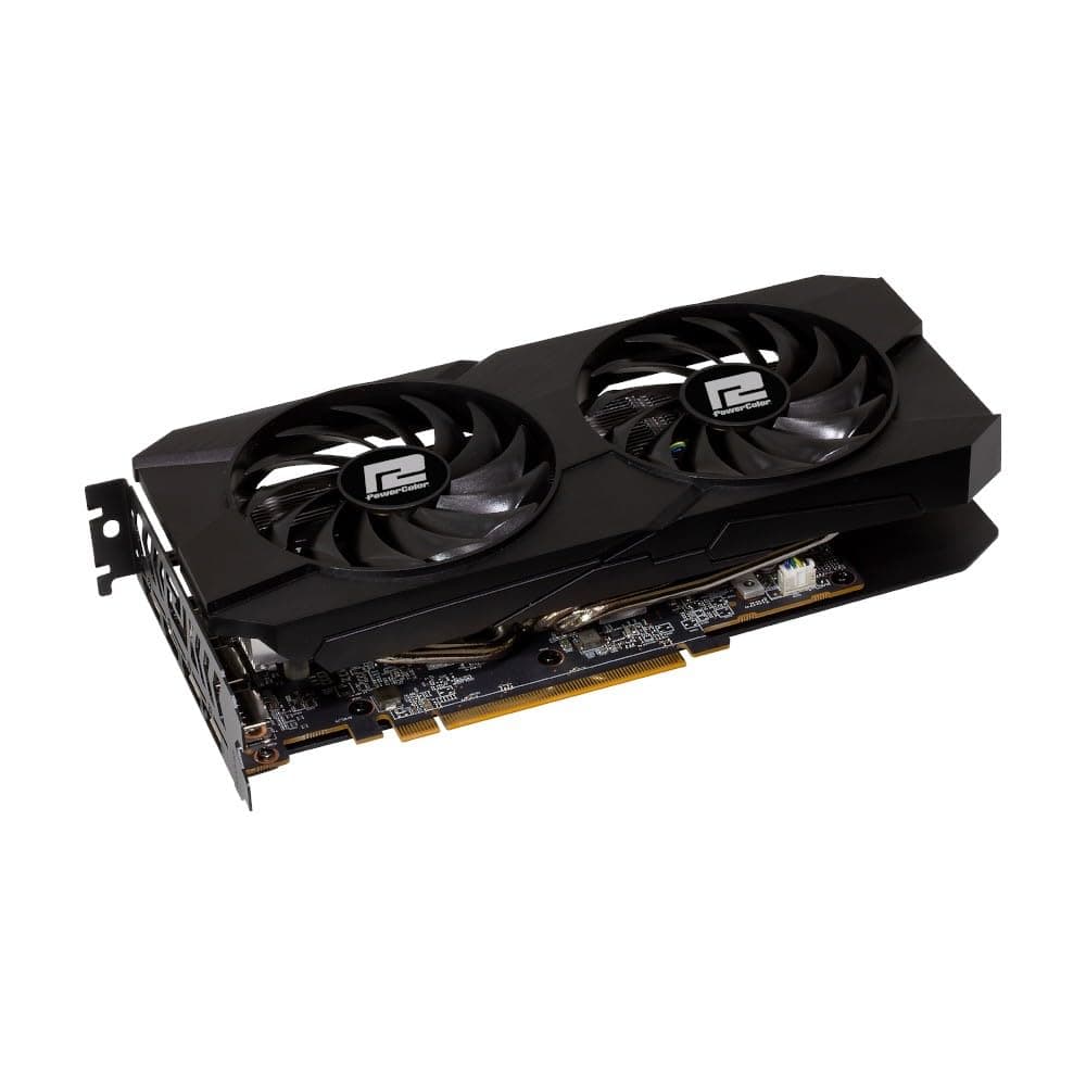 PowerColor AMD Radeon RX 7600 mit Dual Fan Fighter Grafikkarte [RX7600 8G-F/V2] Bild 8