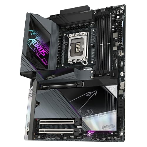GIGABYTE Z890 AORUS Master Motherboard - Unterstützt Intel Core Ultra (Serie 2) CPUs, 18+1+2 Phasen VRM, bis zu 9500MHz DDR5 (OC), 2xPCIe 5.0 + 3xPCIe 4.0, Wi-Fi 7, 10GbE LAN, Thunderbolt 4 Bild 8