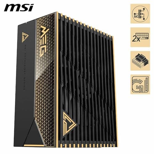 MSI MEG Ai1600T PCIE5 Netzteil - 1600 W, 80 Plus Titanium, ATX 3.1, PCIe 5.1 GPU-Unterstützung, Dual-Native 12 V-2x6, Kabel mit zweifarbigen 12 V-2x6-Anschlüssen, ATX-Netzteil, geflochtenes Kabel Bild 4