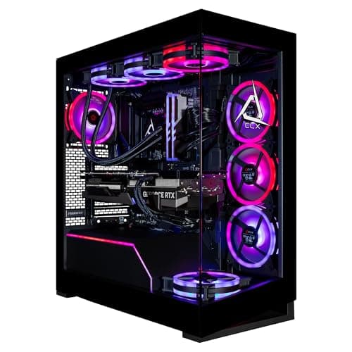 CLX Horus Gaming PC - AMD Ryzen 9 9950X3D 4,3GHz, GeForce RTX 5090, 2TB NVMe M.2 SSD, 8TB HDD, 96GB DDR5 RGB-Speicher, 360mm AIO, WiFi, Windows 11 Home, Schwarz 9950X3D | RTX 5090 Bild 2