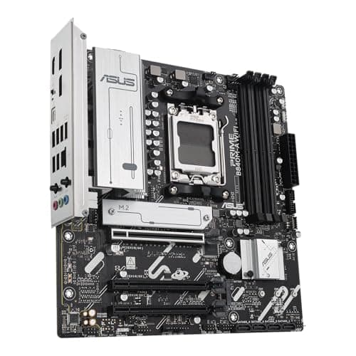 ASUS Prime B840M-A WiFi-CSM AMD AM5 B840 mATX Motherboard, Advanced AI Ready, DDR5, PCIe 4.0 Ready, 3xM.2 Slots, Wi-Fi 6E, 2.5Gb LAN, DisplayPort, HDMI, USB 5Gbps Type-C, BIOS Flashback, Aura Sync Bild 4