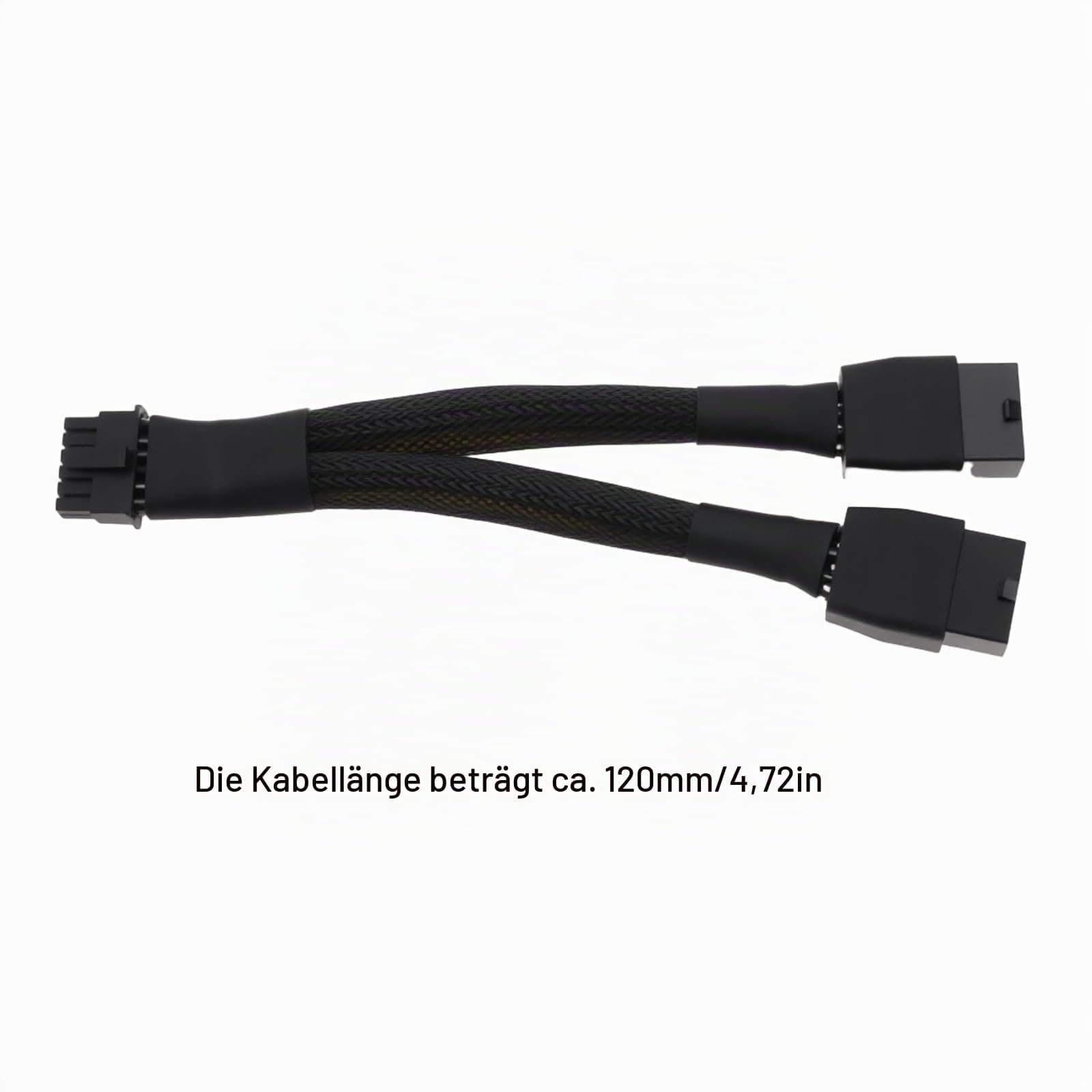 Create idea 16-poliges (12+4-poliges) auf 2 X 8-poliges Stromadapterkabel 12 cm 16 AWG Kompatibel mit Nvidia RTX 4080 4090 Bild 5