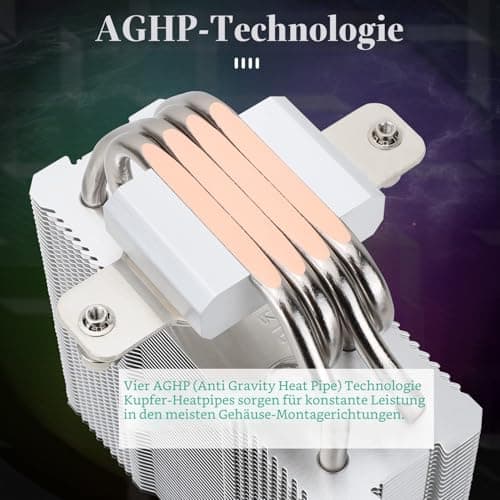 TR AssassinX120 SE ARGB CPU-Luftkühler, 4 Heatpipes, TL-C12C-S PWM Leiser Lüfter CPU-Kühler mit S-FDB-Lager, für AMD AM4 AM5/Intel 1150/1151/1200/1700 Bild 4