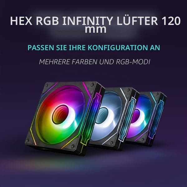 Vibox V-8 Gaming PC Set Komplett • Monitor 23 Zoll • AMD Ryzen 5 5500 6-Kern • Nvidia RTX 3050 6GB • 16GB RAM • 500GB SSD • Windows 11 • WLAN 6 + Bluetooth 5.4 RTX 3050 Schwarz Bild 4