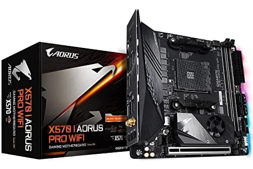 GIGABYTE X570 I AORUS Pro Wi-Fi (AMD Ryzen 3000/X570/Mini-Itx/PCIe4.0/DDR4/USB 3.1/Realtek ALC1220-Vb/DisplayPort 1.4/2xHDMI 2.0B/RGB Fusion 2.0/Gaming Motherboard) Bild 2