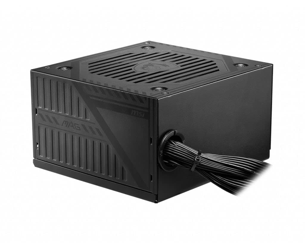 MSI MAG A600DN ATX PC-Netzteil (600 Watt, Nicht-modular, 80 Plus, schwarz)