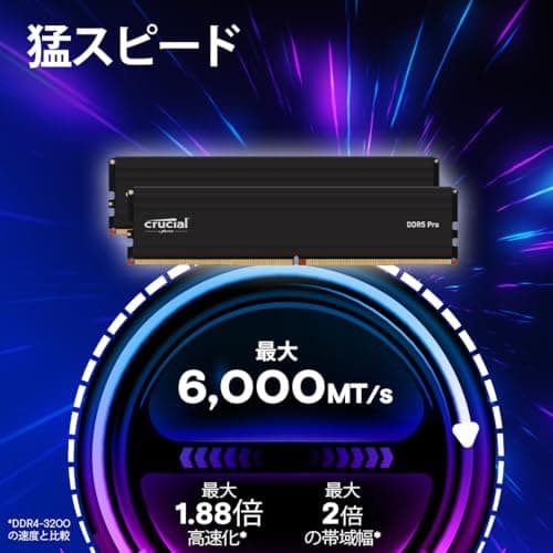 Crucial PRO CP16G60C48U5 16GB DDR5-6000 Desktop Arbeitsspeicher Bild 4