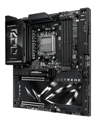 ASUS ROG Crosshair X870E Extreme AMD X870E AM5 E-ATX Gaming Motherboard - 20+2+2 Leistungsstufen, DDR5, PCIe 5.0, 5X M.2, 5G & 10G LAN, Wi-Fi 7, USB4 Type-C, 5 Zoll LCD, AI Overclocking & Networking Bild 6