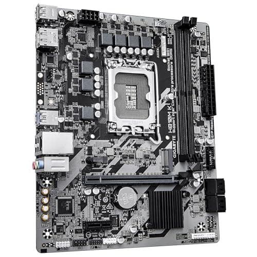 GIGABYTE H810M K Mainboard – Intel Core Ultra (Serie 2) Prozessoren, 3+1+2 Phasen VRM, bis zu 6400 MHz DDR5, 1 x M.2 PCIe 4.0, 1 GbE LAN, USB 3.2 Gen 1 Bild 6
