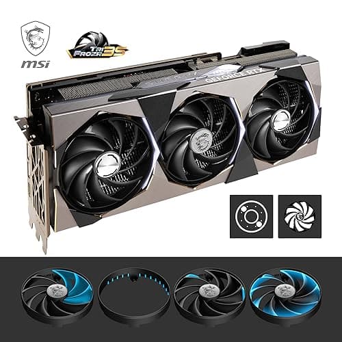 MSI GeForce RTX 4080 16GB SUPRIM X Gaming Grafikkarte - NVIDIA RTX 4080, 16GB GDDR6X Speicher, 256-bit, 22,4 Gbps Bild 7