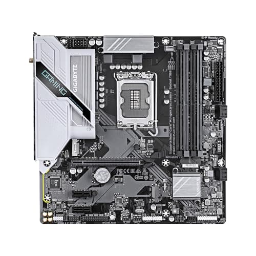 GIGABYTE B760M Gaming Plus WiFi DDR4 LGA 1700 Intel B760 M-ATX Motherboard mit DDR4, 2* M.2, PCIe 4.0, Front USB 3.2 Gen 1 Type-C, WiFi 6 GbE LAN, Q-Flash Plus, PCIe EZ-Latch Bild 4